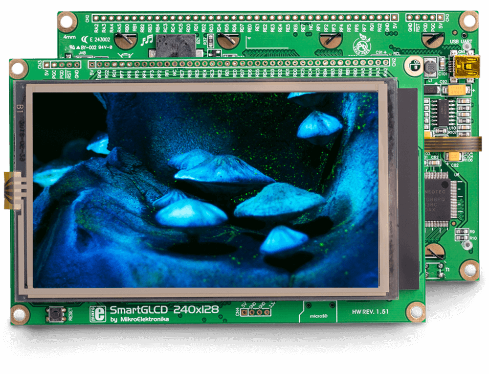 Mikroe Smart Glcd - Electronics (1000x764), Png Download