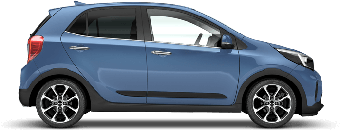Kia Picanto - Blue Kia Picanto Gt Line S (850x480), Png Download