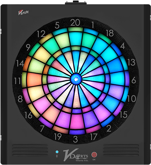 Vdarts H3l Online Home Dartboard With Hobby Item And - Vdarts H2l (605x624), Png Download