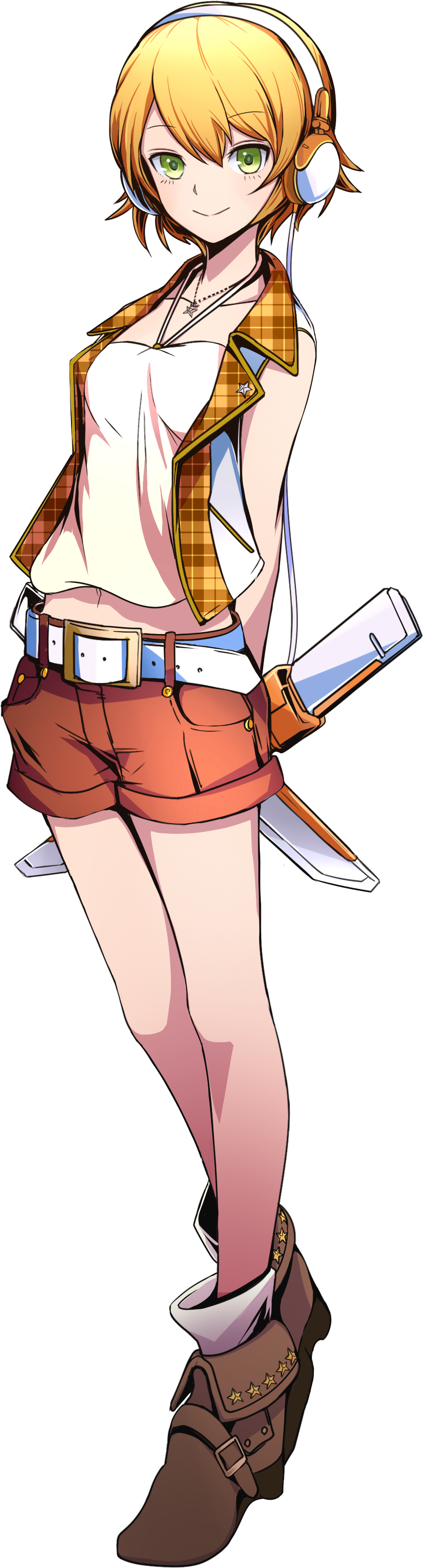 Download Png - Akiba's Beat Saki Hoshino (1387x4092), Png Download