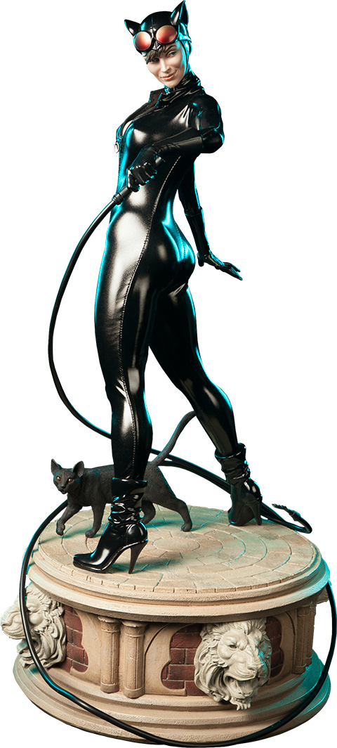 Catwoman Premium Format™ Figure ® - Figure Superheroine (480x1064), Png Download