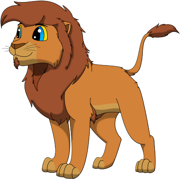 Chibi Kumpa By Kiowara - Masai Lion (631x628), Png Download