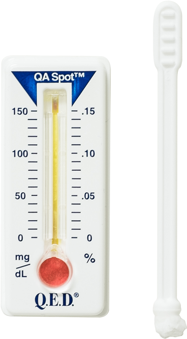 Qed Saliva Alcohol Test - Thermometer (500x700), Png Download