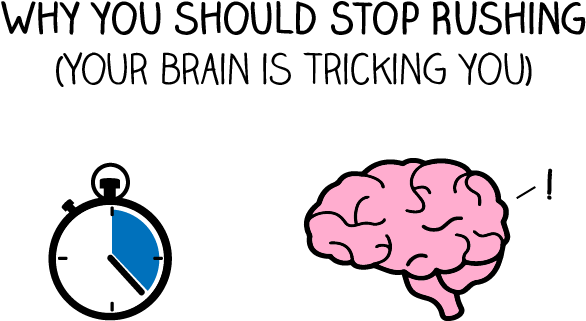 Why You Should Stop Rushing (800x450), Png Download