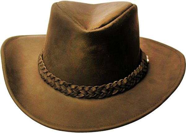 Paxton Hat In Brown - Aussie Hat Transparent (600x537), Png Download