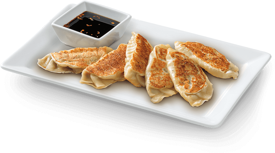 Chicken Dumplings - Noodles Potstickers (941x852), Png Download