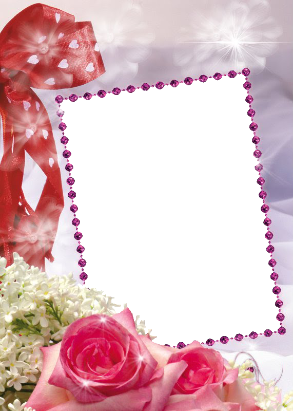 Molduras Rosas Imagui - Рамки С Днем Рождения (571x800), Png Download