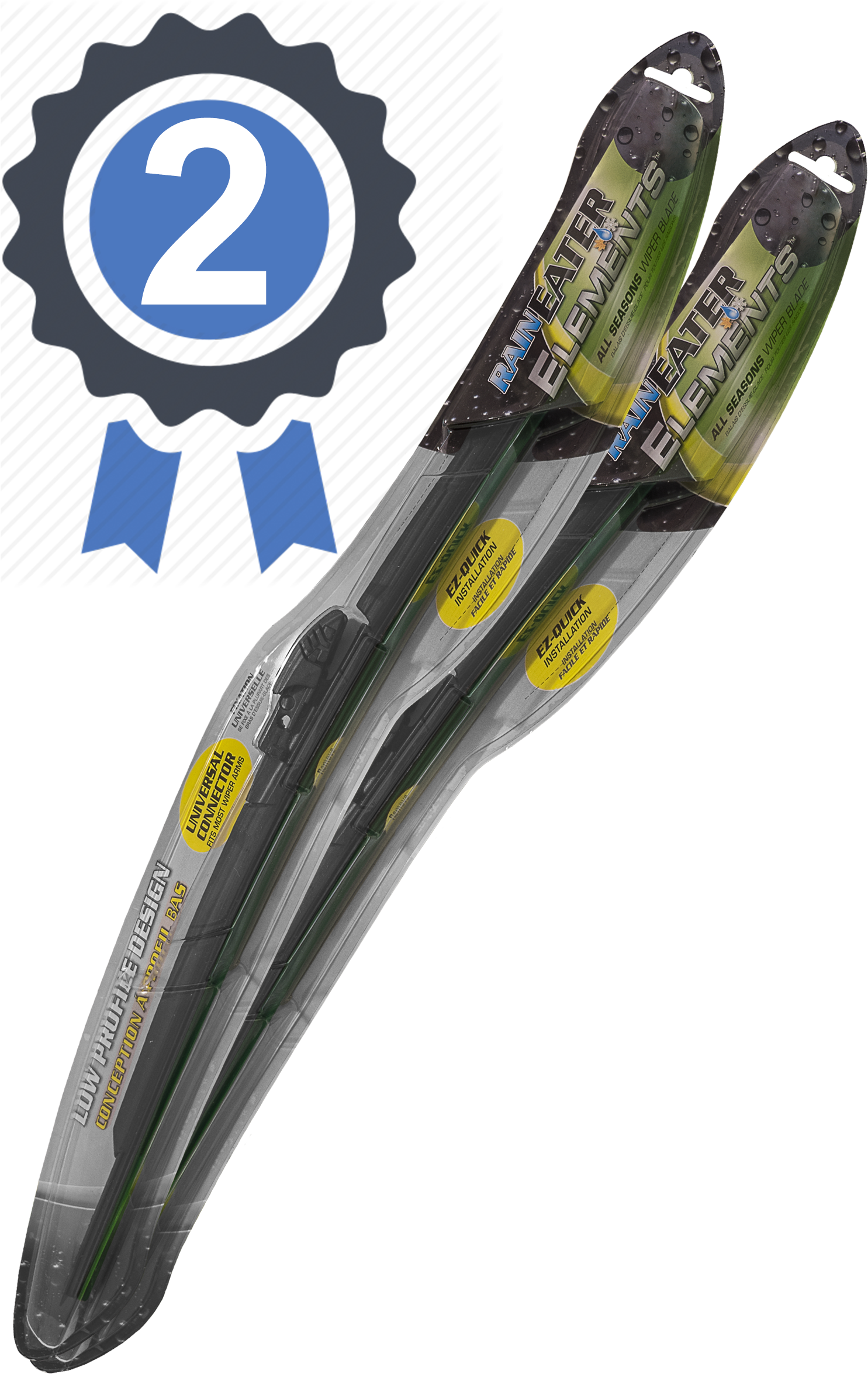 Wiper Blade Set - Calidad En Imagenes Png (1500x2400), Png Download