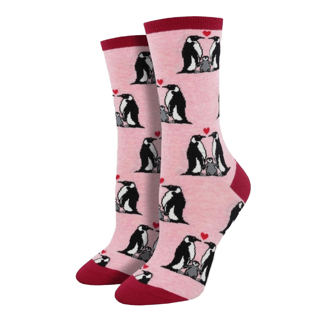 Penguin Love Socks - Pho Socks (1080x1079), Png Download