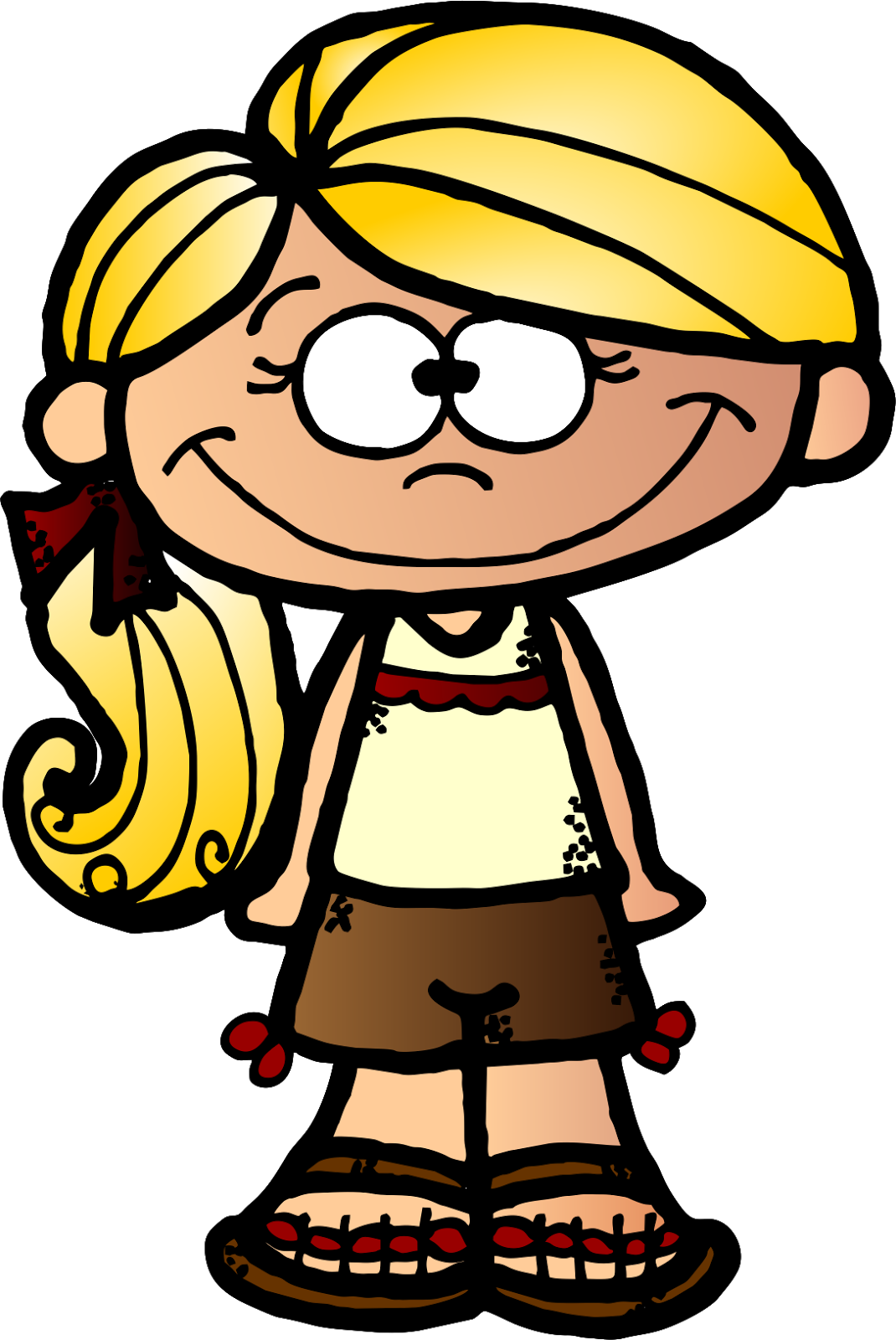 Couple In The Rain Silhouette At Getdrawings - Black And White Clip Art Girl (1070x1600), Png Download