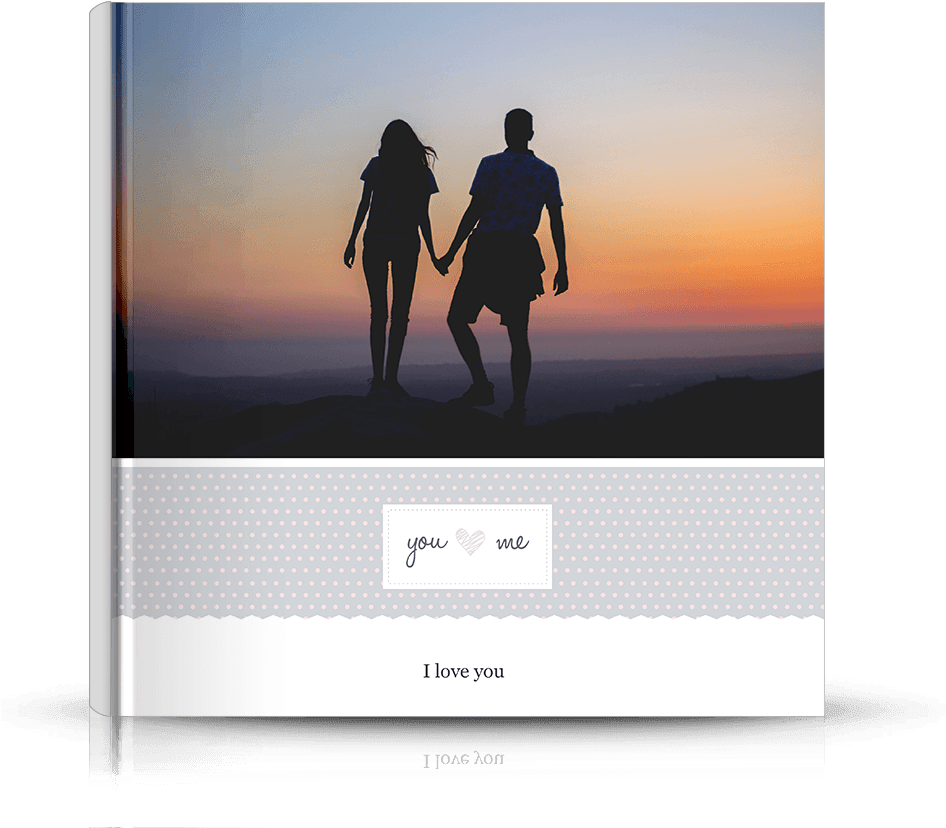 Hard Cover Photo Books - Silhouette (950x891), Png Download