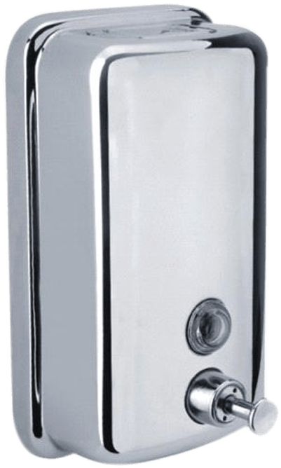 Liqu#soap Dispensor Metallic - Liquid Soap Holder (700x800), Png Download