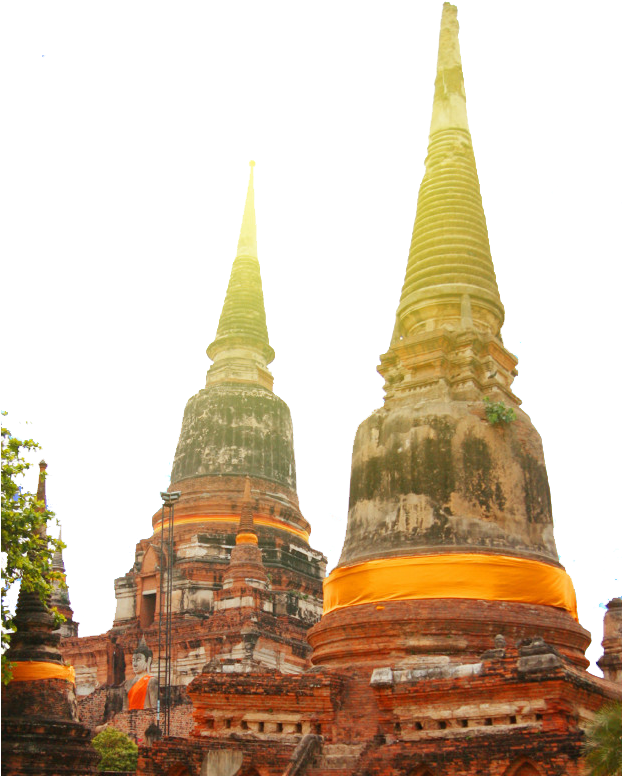 Wat Yai Chai Mongkhon (621x810), Png Download