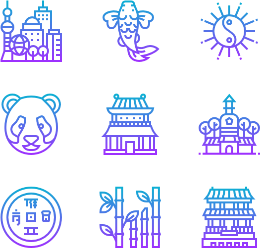 China Symbols (600x564), Png Download