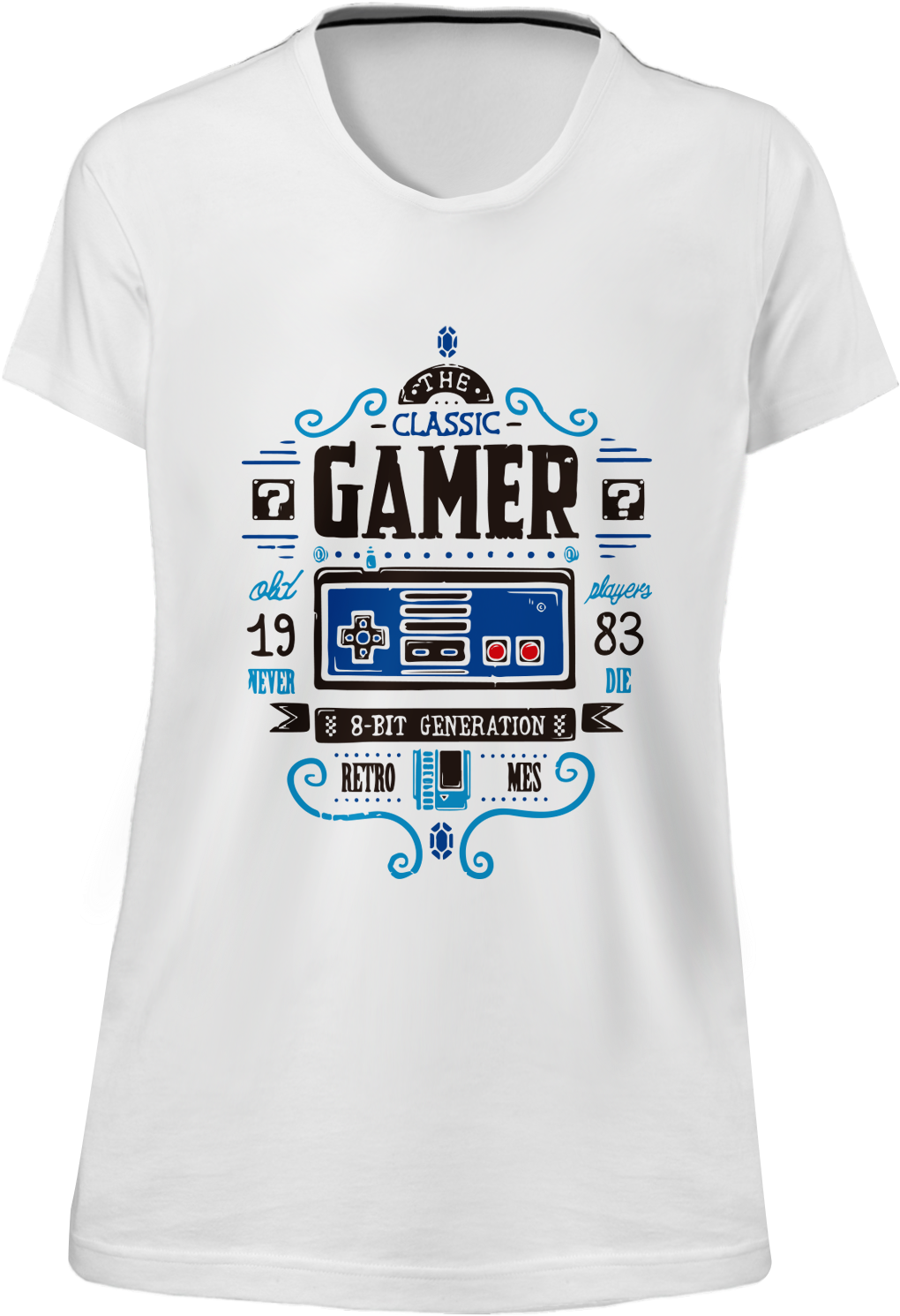 Clasic Gamer 2 2 V=1522093942 - Active Shirt (1254x1590), Png Download