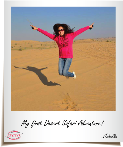 Here's My Photo In Desert Safari - Little Champ (556x652), Png Download