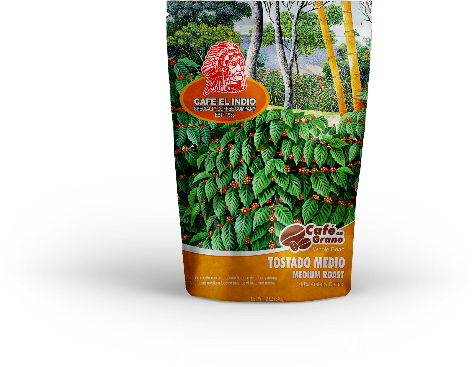 Café El Indio Torrefacto Sabor Cappuccino - Cafe El Indio Gourmet (1772x1347), Png Download