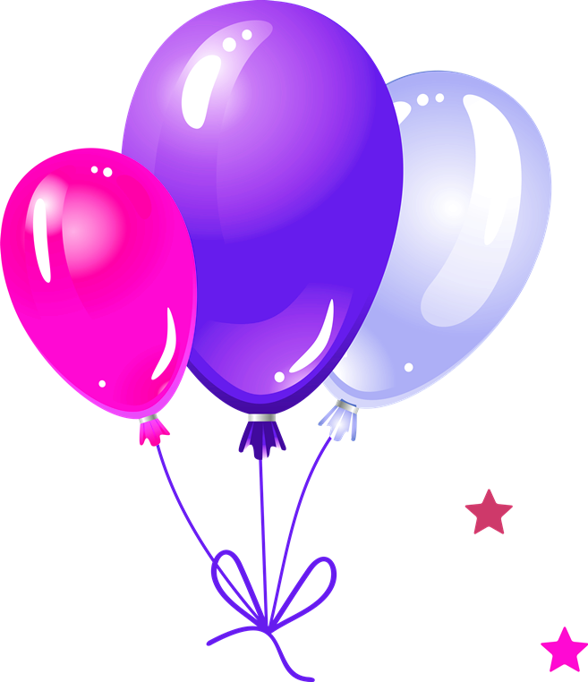 Pngs Para Montagens E Edições - Balloons And Cake Png (657x762), Png Download