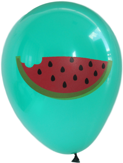 Balão Happyday Latex - Balão Melancia Happy Day (567x639), Png Download