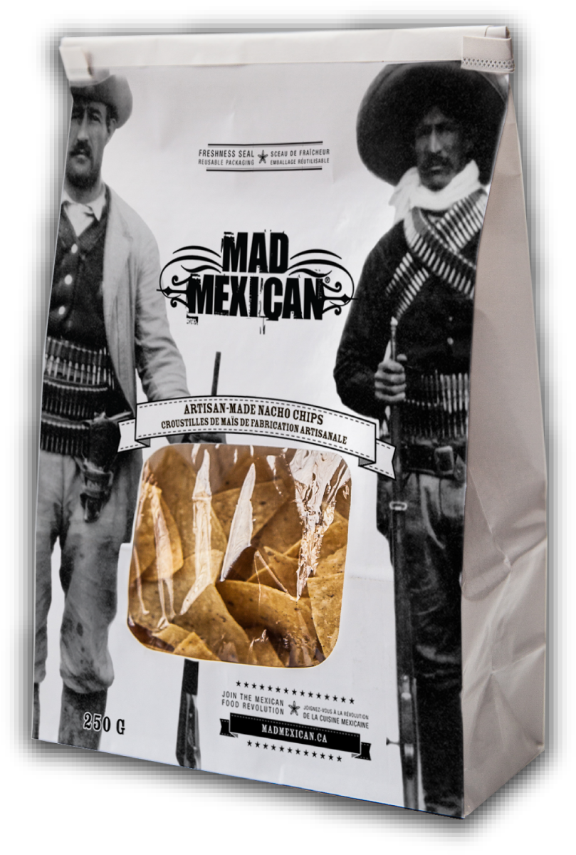 Mad Mexican Nacho Chips - Baguette (993x1290), Png Download