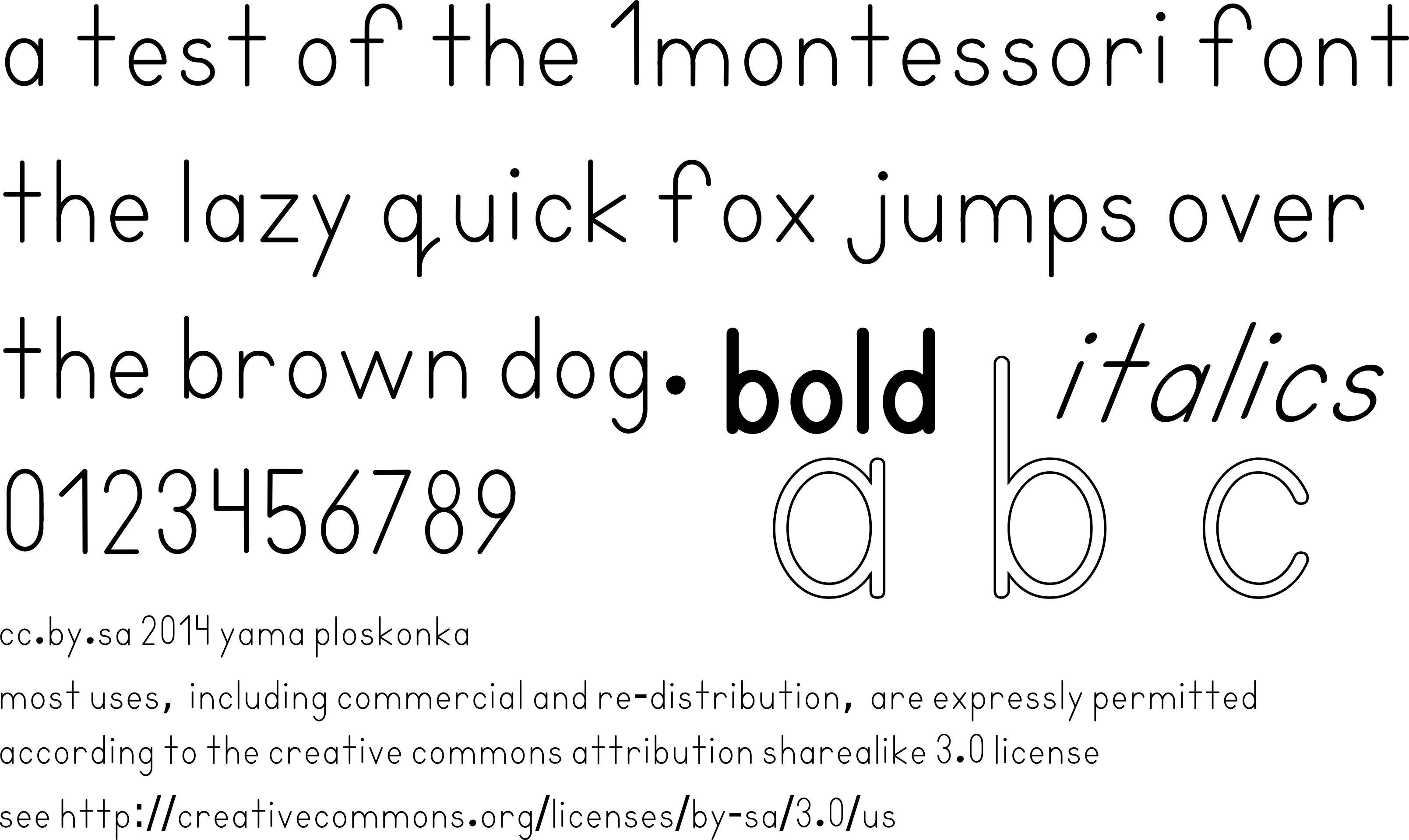 File - 1montessoriprintfont00 - Montessori Font Free (3218x1920), Png Download