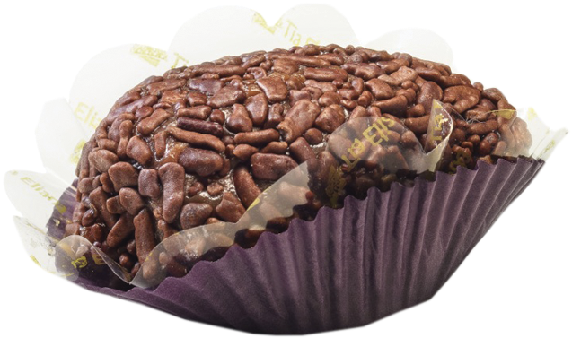 Coxinha De Brigadeiro Com Morango - Chocolate (886x886), Png Download