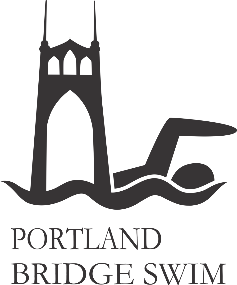 Logo - Portland Bridge Swim (1000x1202), Png Download
