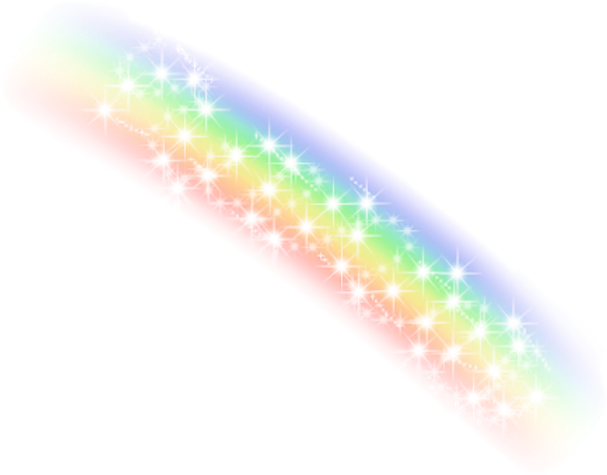 #rainbow #light #sticker #stickers - Macro Photography (1024x1024), Png Download
