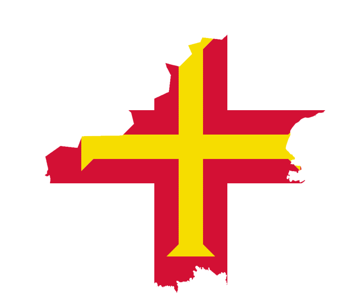 Thailand Flag Clipart Grape - Flag Of The Channel Islands (832x635), Png Download