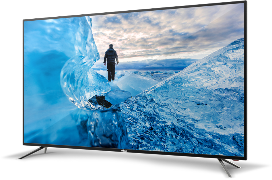 La Prima Smart Tv Sèleco - Alone Man In Iceland (960x640), Png Download