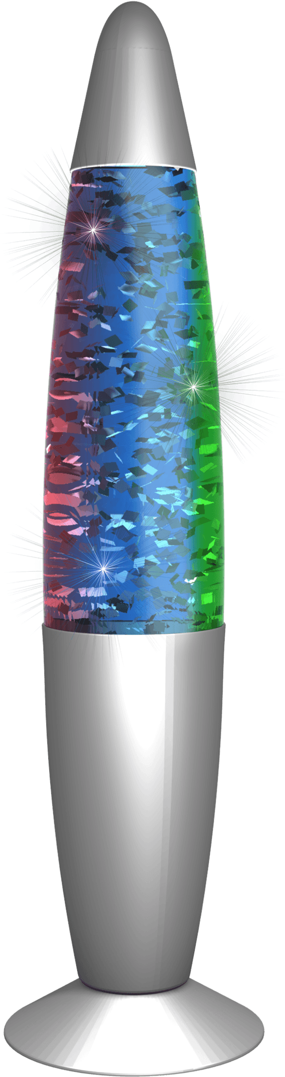 Glitter Lamp, Color Changing - - Lamp (640x2320), Png Download