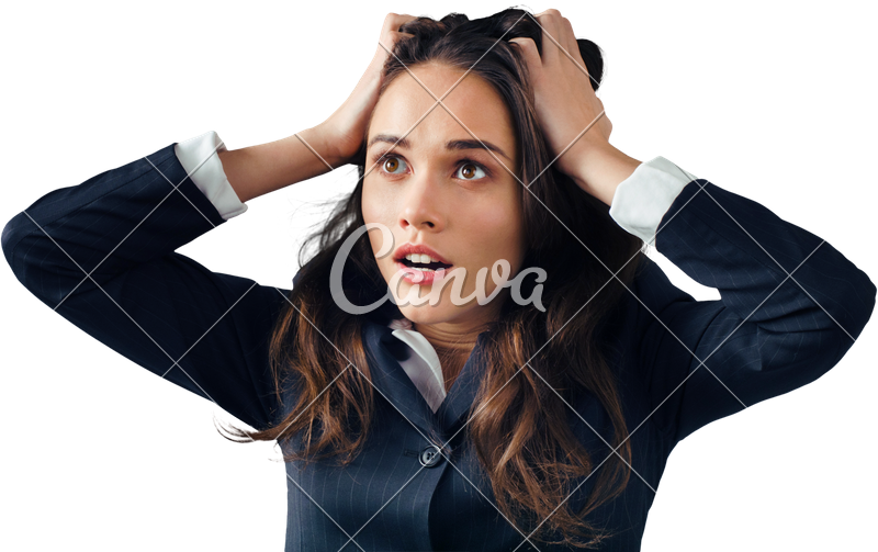 Businesswoman With Hands On - Girl (800x503), Png Download