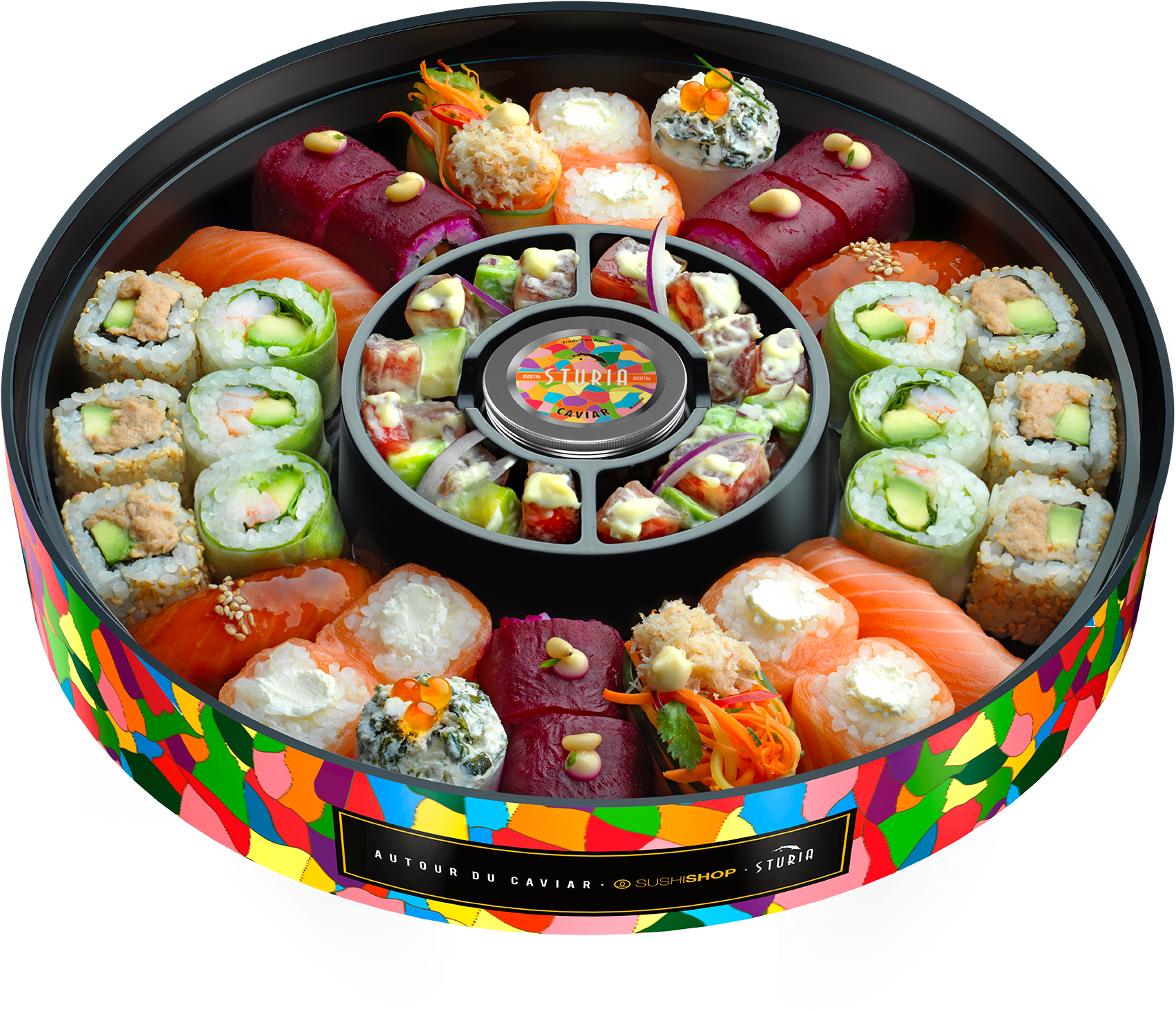 Shop X Autour Du Clementine Communications - California Roll (1902x1601), Png Download