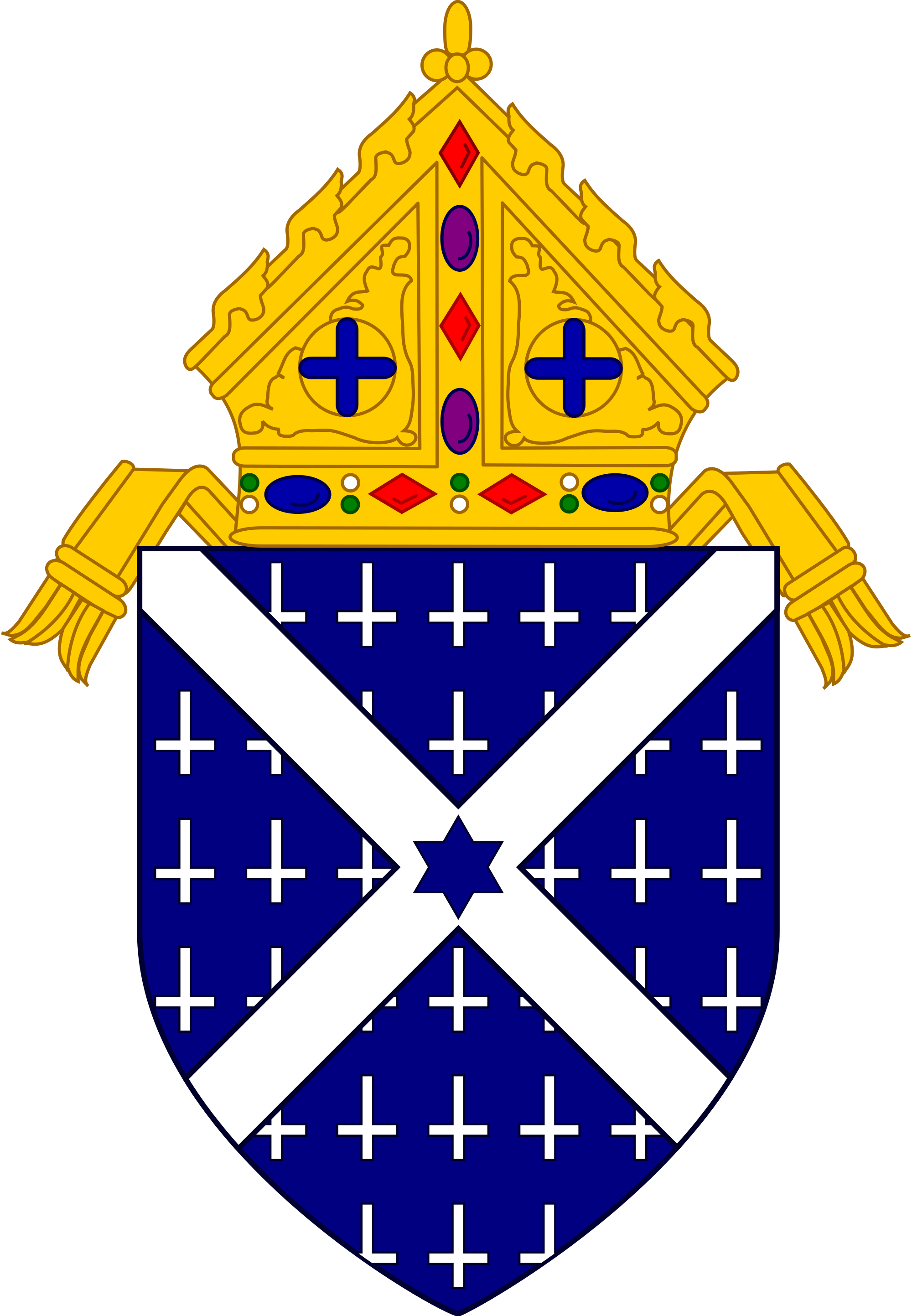 Open - Roman Catholic Coat Of Arms (2000x2886), Png Download