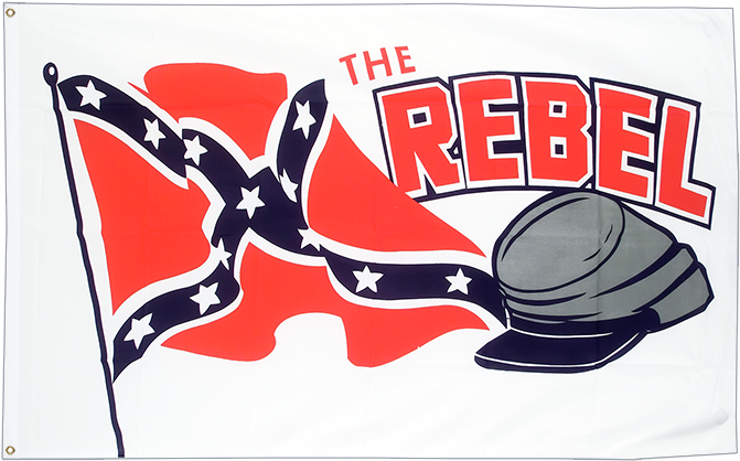 Usa Southern United States The Rebel - Rebel Front License Plate (750x500), Png Download