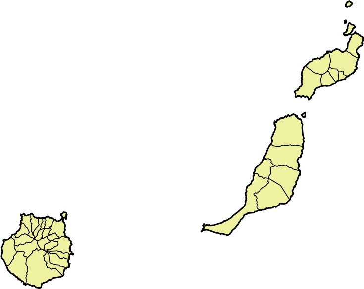 Municipios De Gran Canaria (1200x637), Png Download