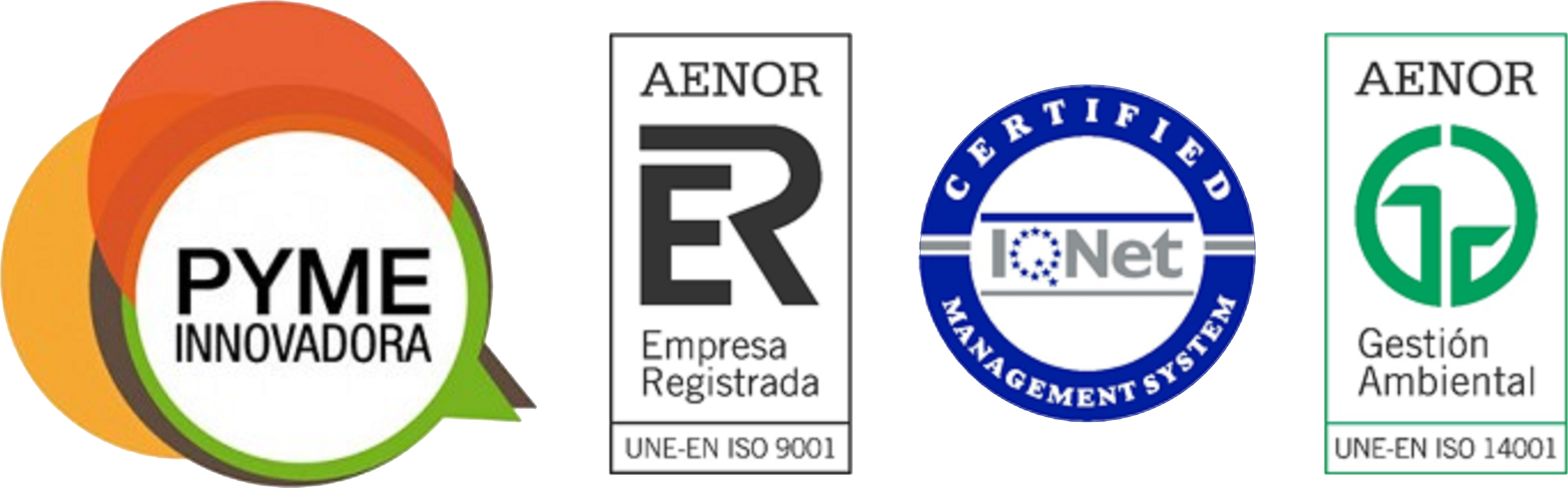 Work - Aenor Une En Iso 9001 (8835x2741), Png Download