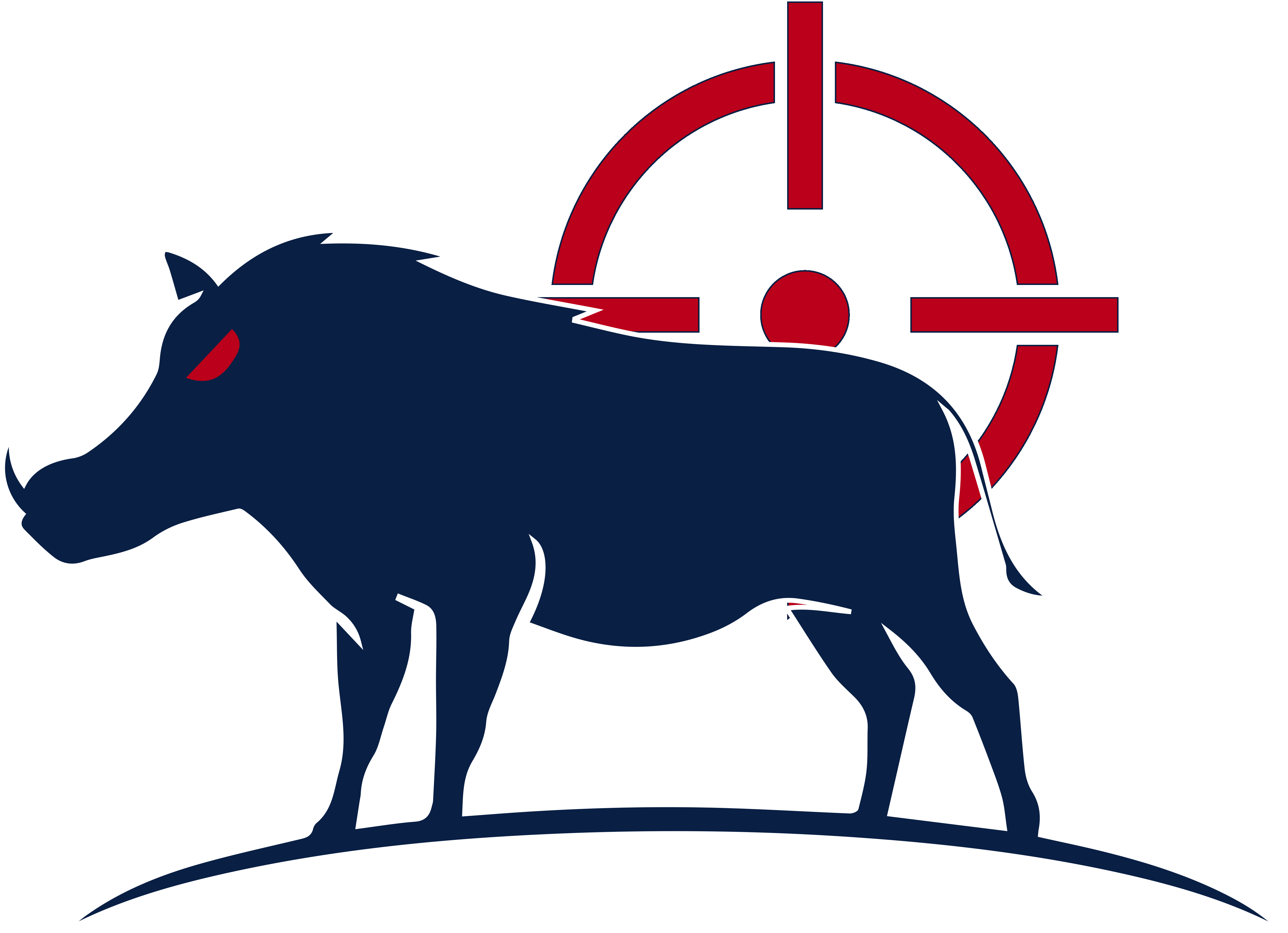 501c3 Non-profit Serving Heroes - Logo Berburu Babi (4454x3228), Png Download