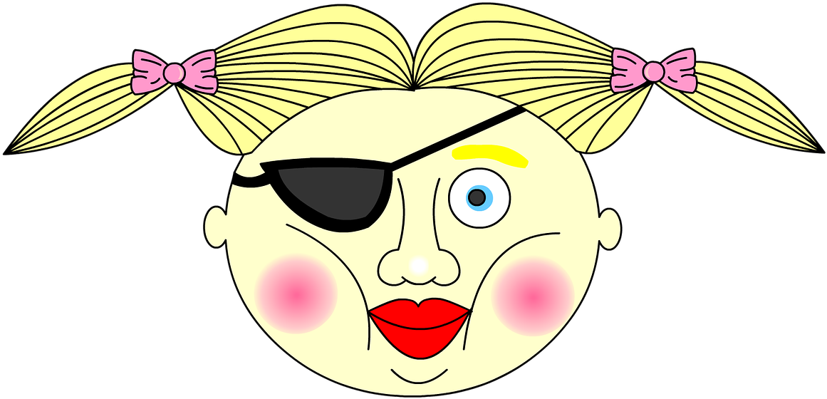 Ugly Pirate Girl (1280x720), Png Download