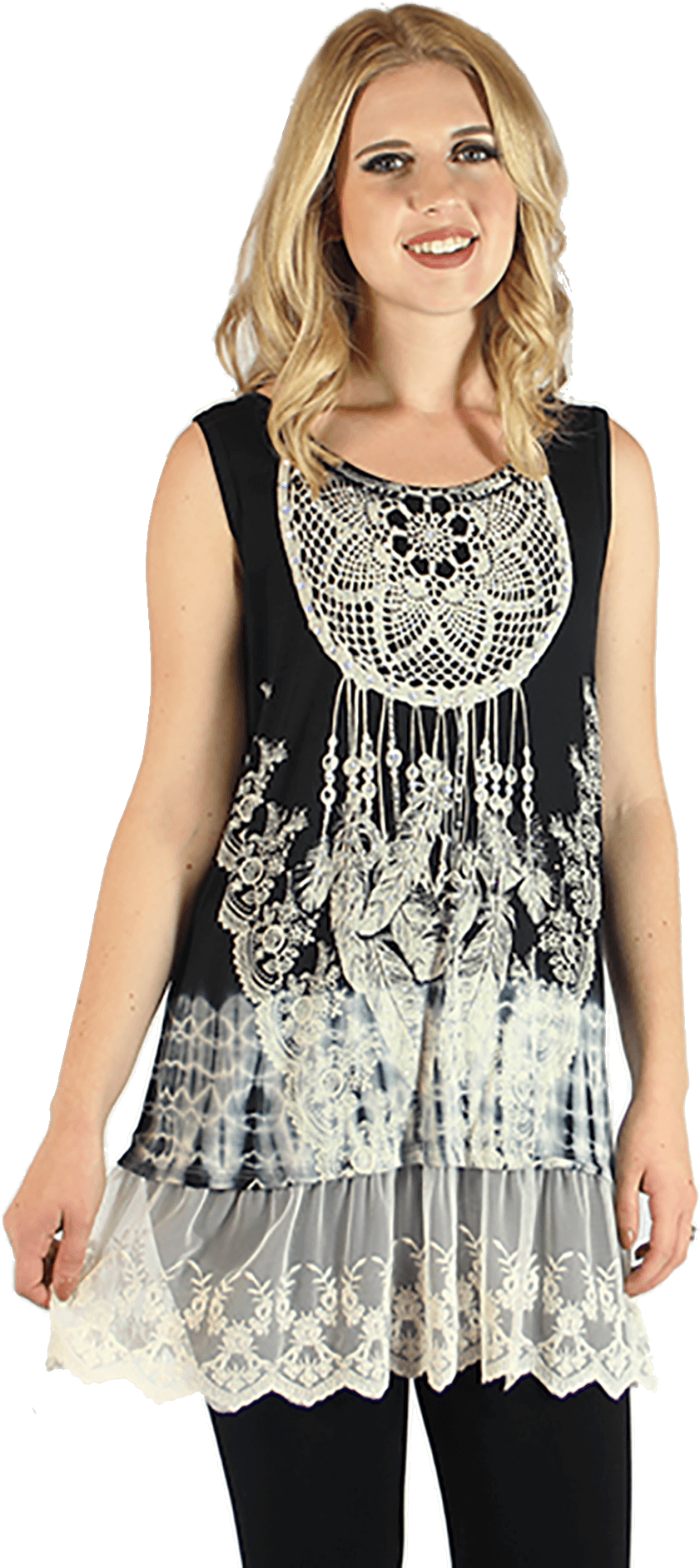 V14597t Black 7 - Leggings (1847x2000), Png Download