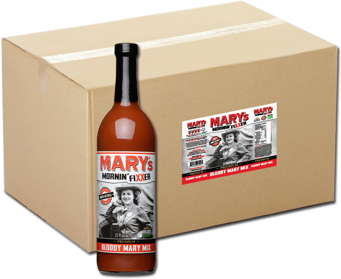 A 12 Bottle Case Of Mary's Mornin Fixxer - Distilled Beverage (800x800), Png Download