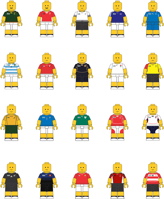 Download Clipart - Lego Rugby (600x723), Png Download