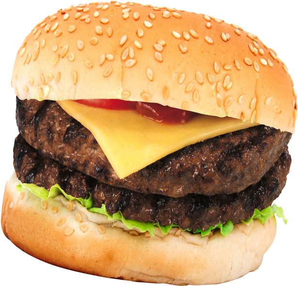Hamburger - Cheeseburger (866x650), Png Download