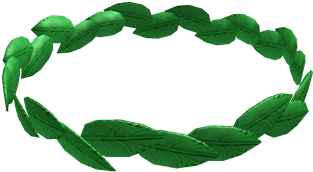 Green Laurel Wreath - Roblox Wreath (420x420), Png Download