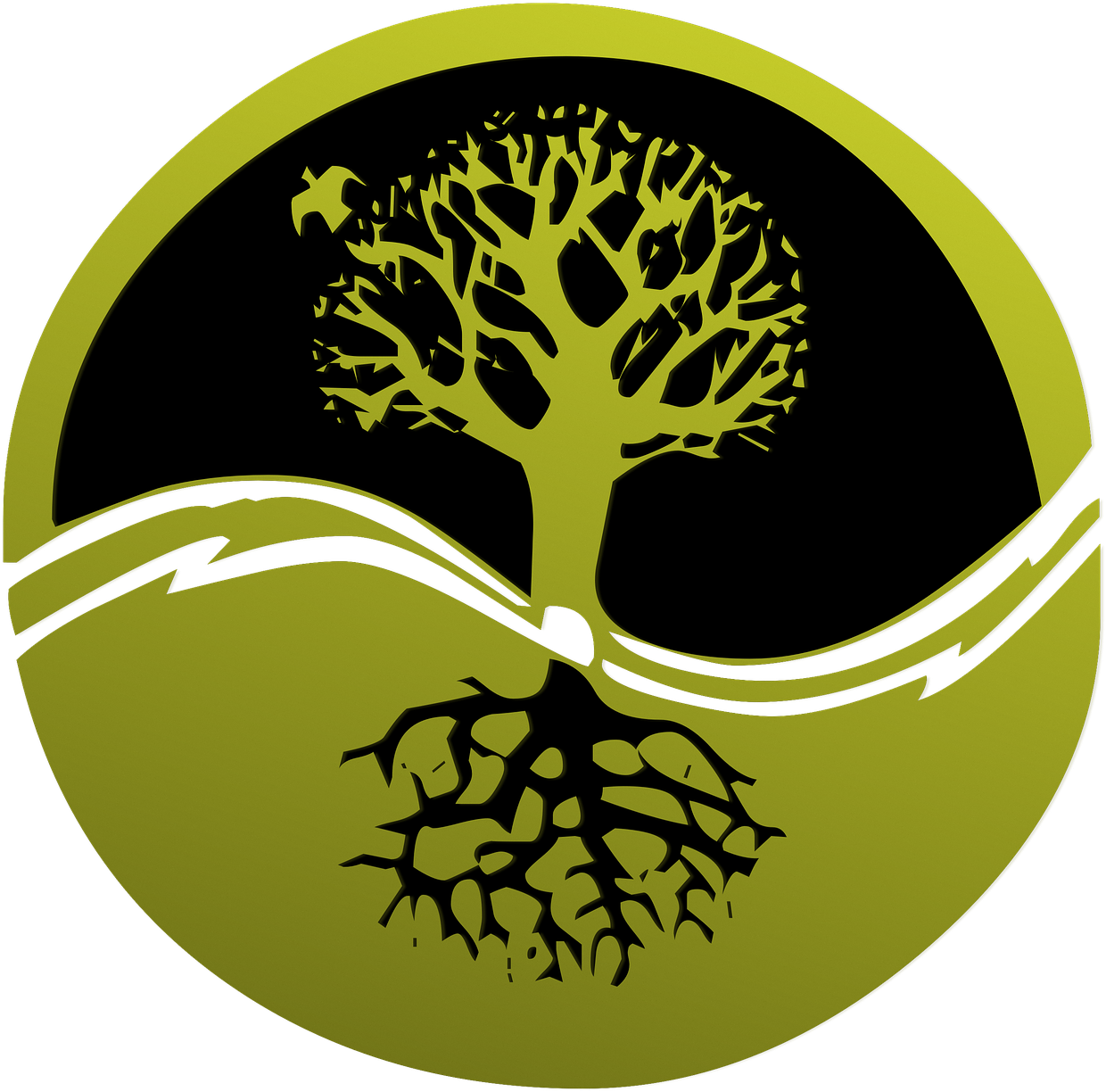 Garden, Root Tree Logo Clip Art Tree Roots Tree Wi - Logotipo Moda E Beleza (1280x1267), Png Download