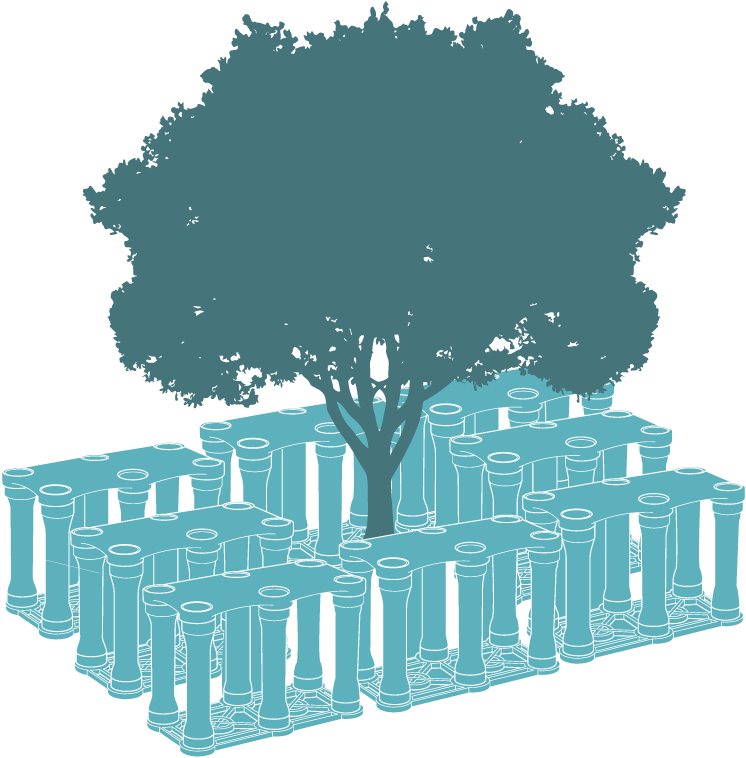 Completely Open Design Is Ideal For The Vertical And - Landscape (852x844), Png Download