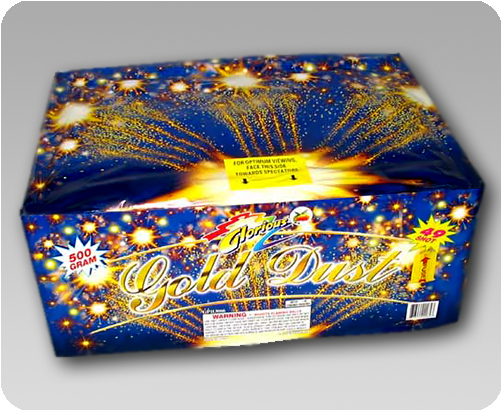 Gold Dust 4/1 - Fireworks (500x500), Png Download