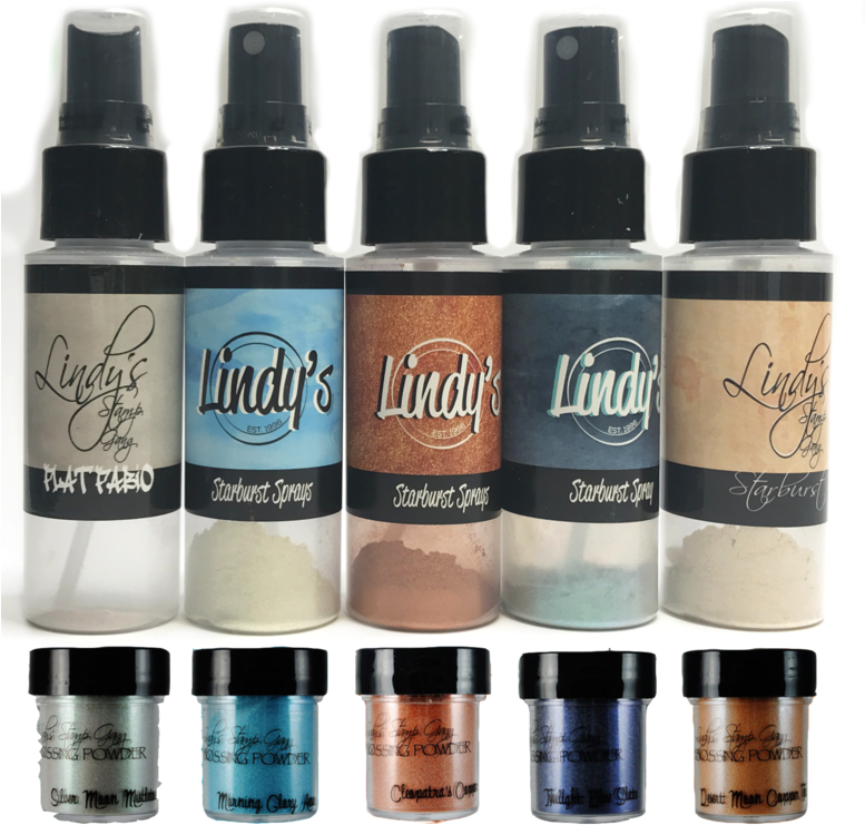 Today, I Would Like To Share A Beautiful Technique - Lindy's Stamp Gang 2-tone Embossing Powder .5oz 5/pkg-mermaid (776x749), Png Download