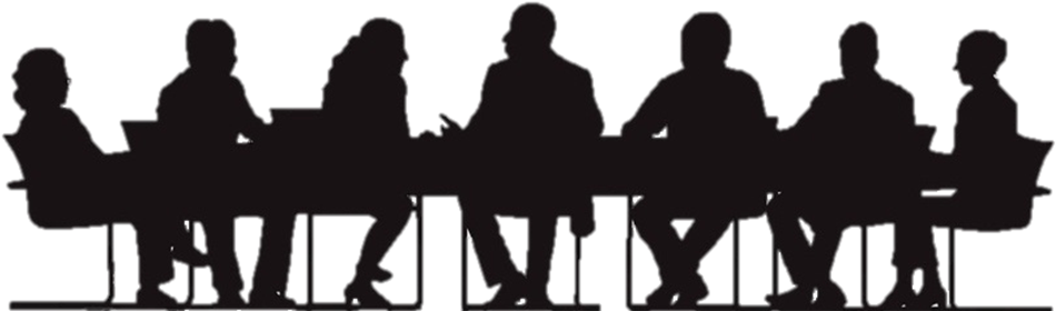 Being On A Public Board Involves Holding A Position - Board Of Directors Silhouette (1047x325), Png Download