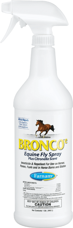 32 Oz / Spray - Bronco Bronco E Equine Fly Spray 32oz (1200x1017), Png Download